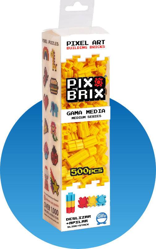 Pix Brix 500 piezas Amarillo - Bizcocho de Yogur