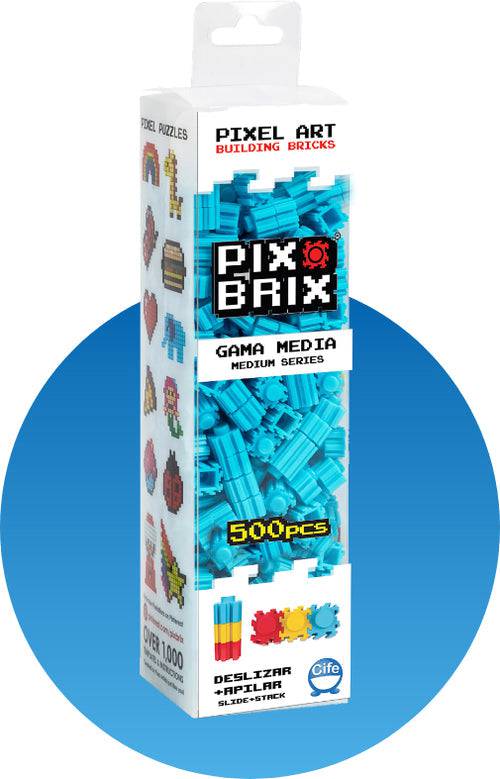Pix Brix 500 piezas Azul - Bizcocho de Yogur