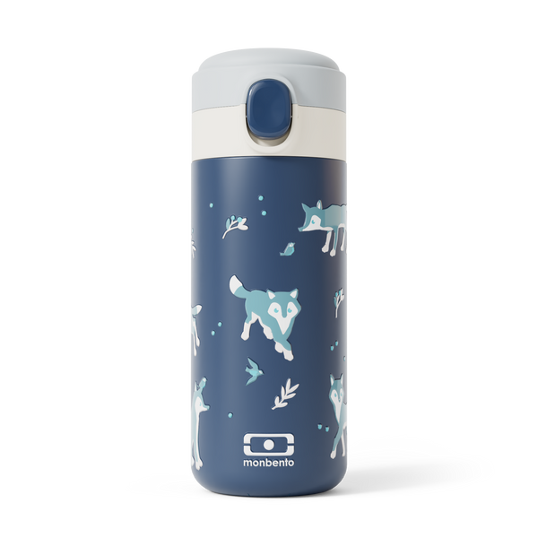 Botella de Acero Térmica Pop Wolf · Monbento