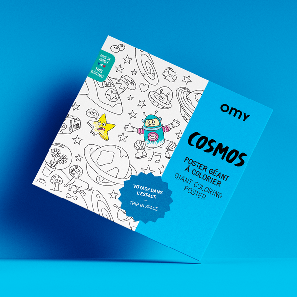Poster XL Cosmos para colorear 100x70 · OMY - Bizcocho de Yogur