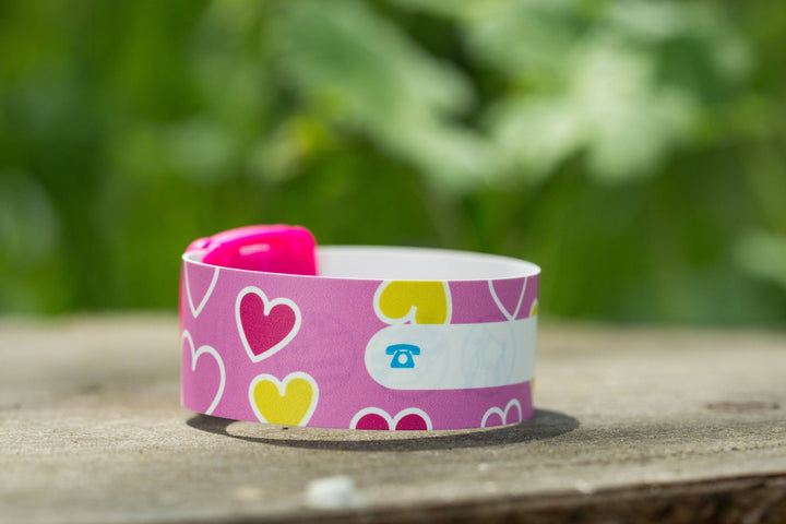 Pulsera Infoband Corazones - Bizcocho de Yogur