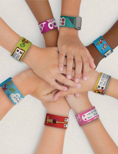 Pulsera Infoband Flores - Bizcocho de Yogur