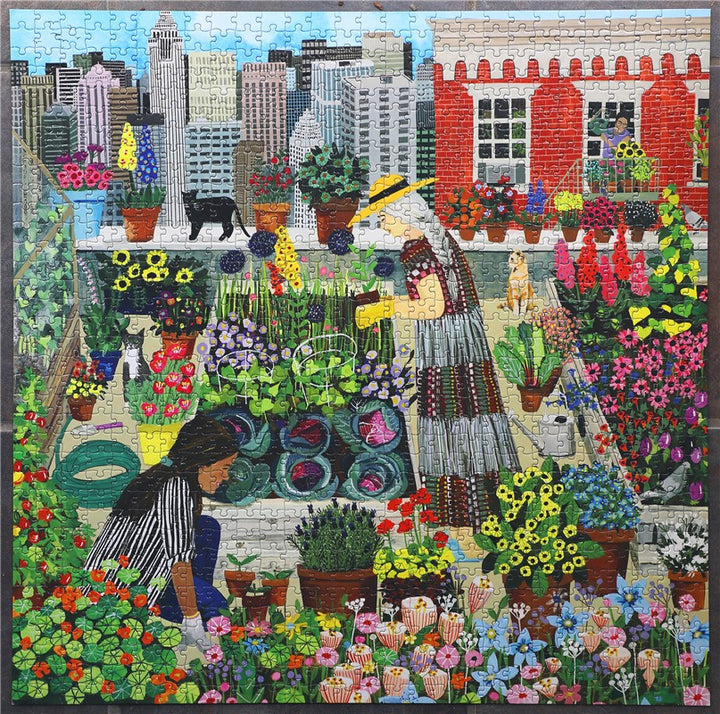 Puzzle 1000 piezas Jardinería Urbana - Bizcocho de Yogur
