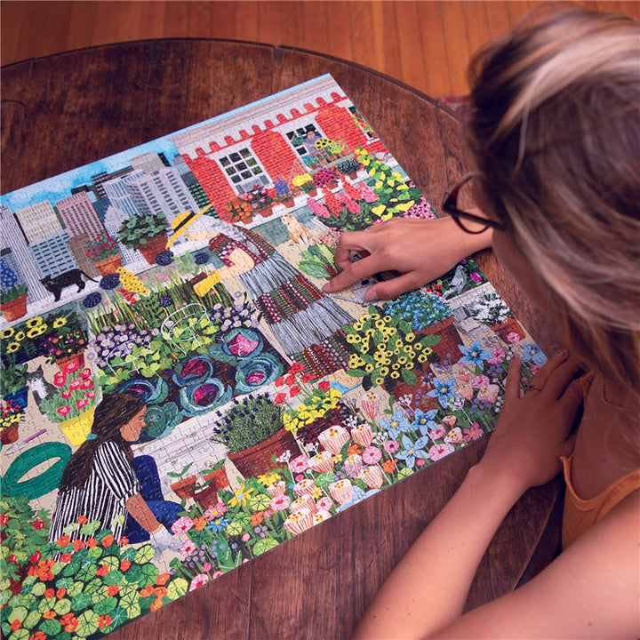Puzzle 1000 piezas Jardinería Urbana - Bizcocho de Yogur