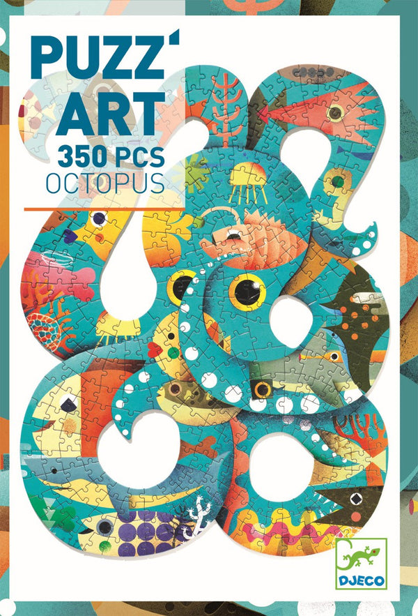 Puzzle Art Octopus · Djeco - Bizcocho de Yogur
