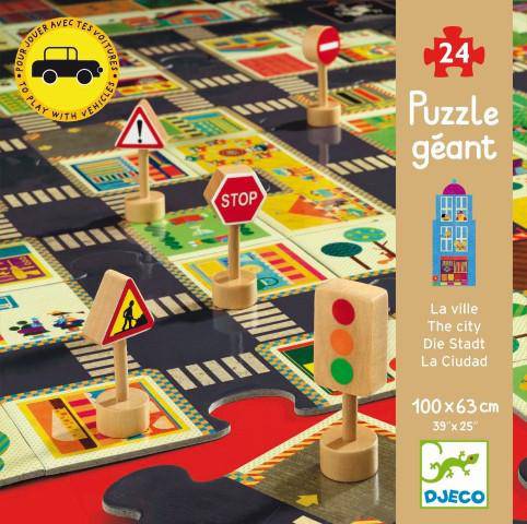 Puzzle Gigante La Ciudad · DJECO - Bizcocho de Yogur