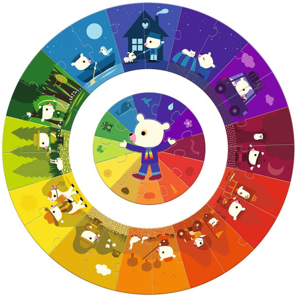 Puzzle Gigante Los Colores · DJECO - Bizcocho de Yogur