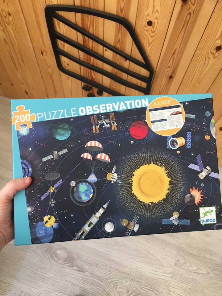 Puzzle Observación · El Espacio - Bizcocho de Yogur