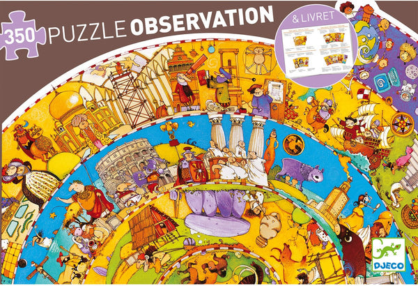 Puzzle Observación La Historia · Djeco - Bizcocho de Yogur