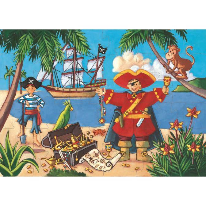 Puzzle Silueta · El Pirata - Bizcocho de Yogur