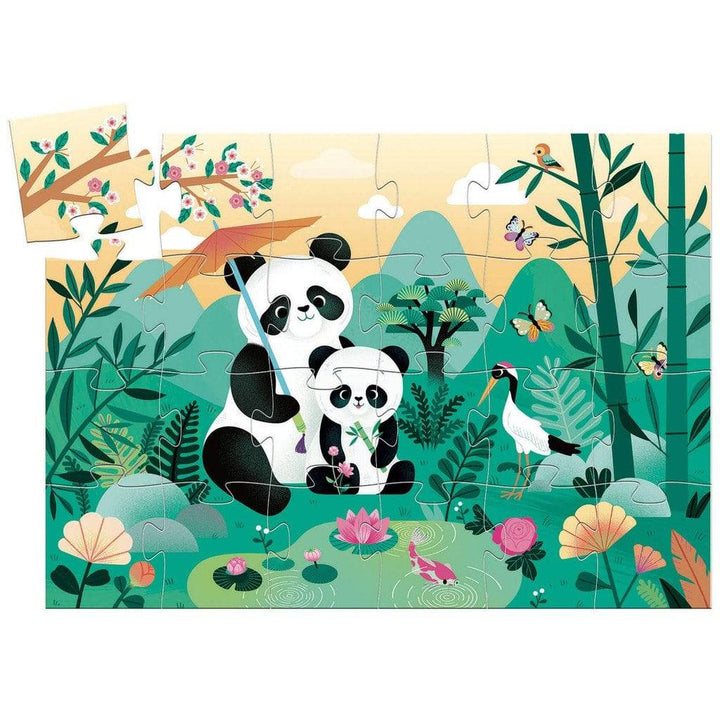 Puzzle Silueta · Leo el Panda - Bizcocho de Yogur