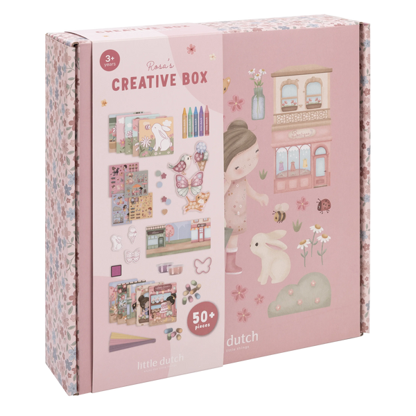 Caja creatividad XL Rosa · Little Dutch