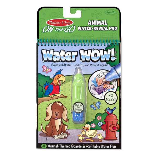 Set bolígrafo de agua con bloc Animales Water Wow · Melissa & Doug - Bizcocho de Yogur