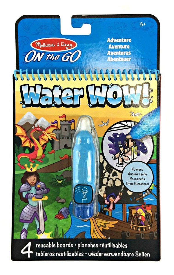 Set bolígrafo de agua con bloc Aventuras Water Wow · Melissa & Doug - Bizcocho de Yogur