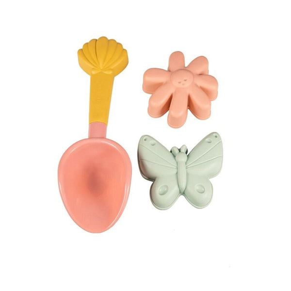 Set de Playa 3 piezas Flores y Mariposas · Little Dutch - Bizcocho de Yogur