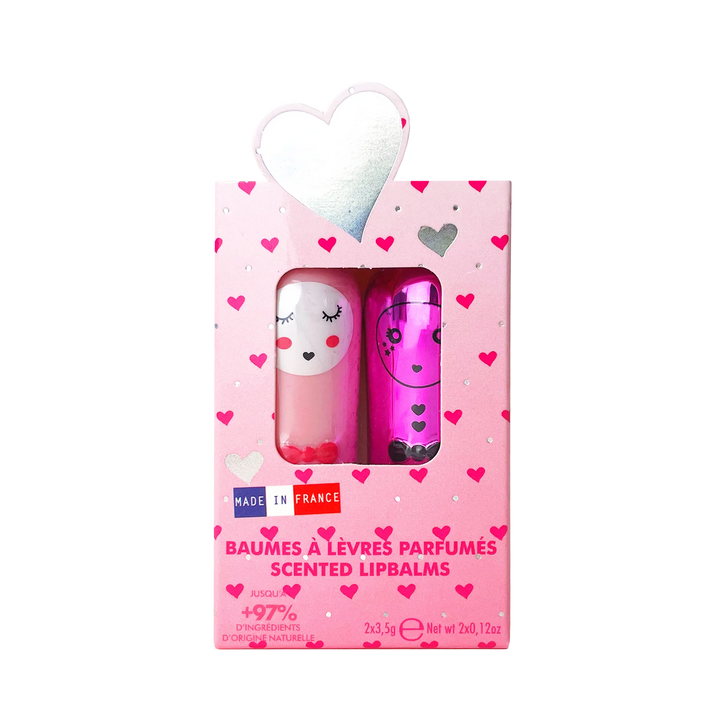 Set dos Bálsamos Labiales Amour · Inuwet - Bizcocho de Yogur