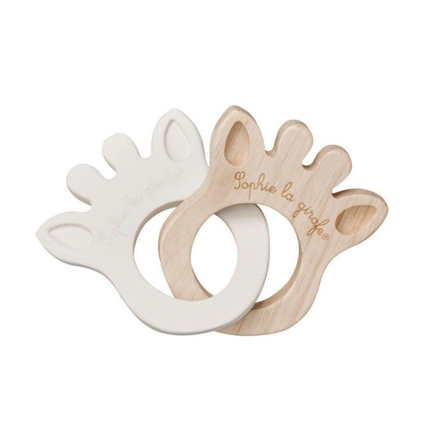 Silueta Anillo Caucho & Madera Sophie la girafe