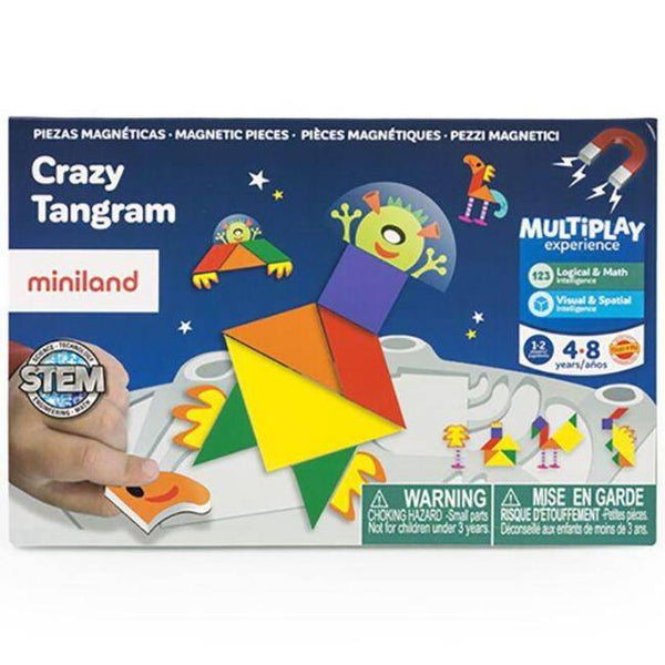 STEM - On the Go: Crazy Tangram -  Miniland - Bizcocho de Yogur