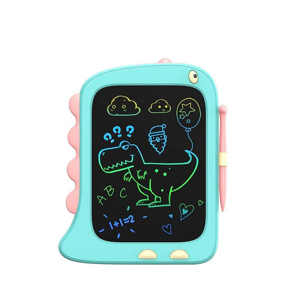 Tablet de dibujo LCD multicolor Dinosaurio Azul - Bizcocho de Yogur