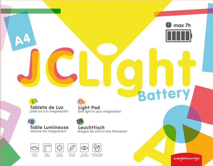 Tableta de Luz A4 con Batería - Bizcocho de Yogur