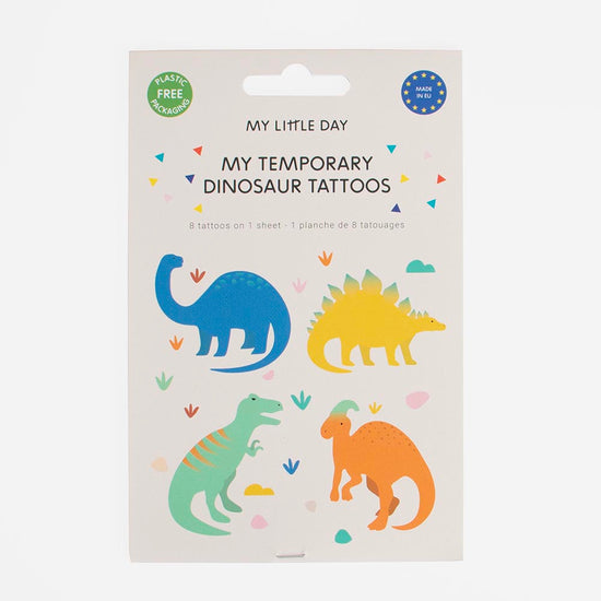 Tatuajes Dinosaurios · My Little Day - Bizcocho de Yogur