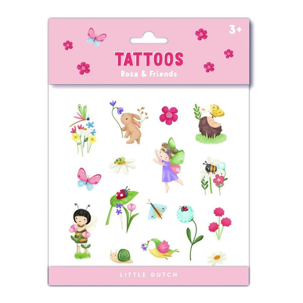 Tatuajes Rosa & Friends · Little Dutch - Bizcocho de Yogur