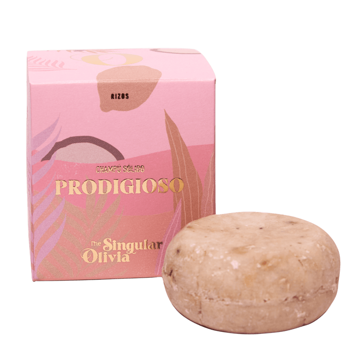 The Singular Olivia · Champú sólido Prodigioso (Especial rizos) - Bizcocho de Yogur