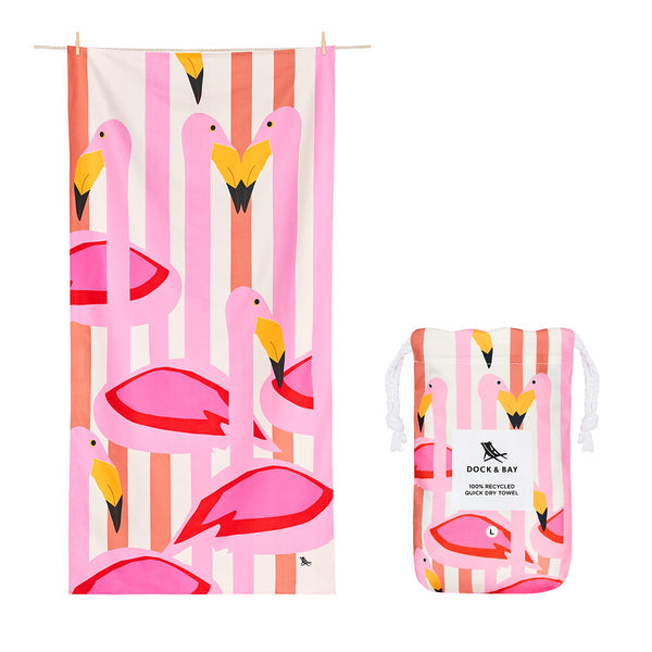 Toalla Kids Flamingos · L - Bizcocho de Yogur