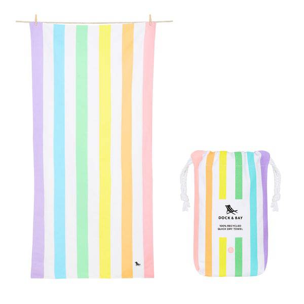 Toalla Summer Rainbow Pastel · L - Bizcocho de Yogur