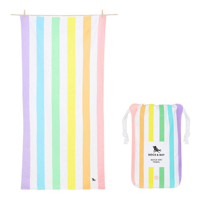 Toalla Summer Rainbow Pastel · XL - Bizcocho de Yogur
