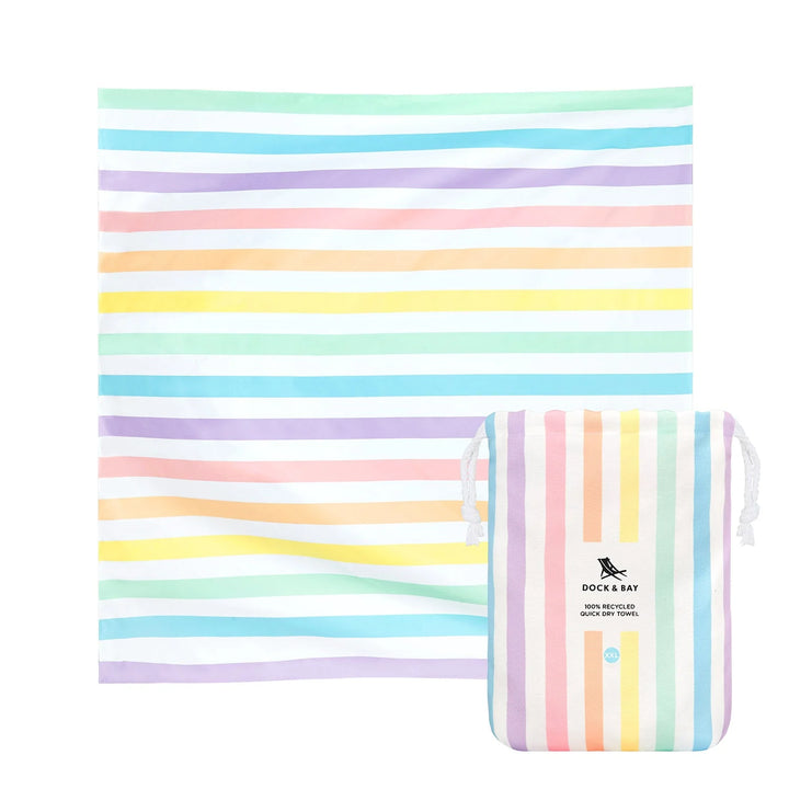 Toalla Summer Rainbow Pastel · XXL - Bizcocho de Yogur