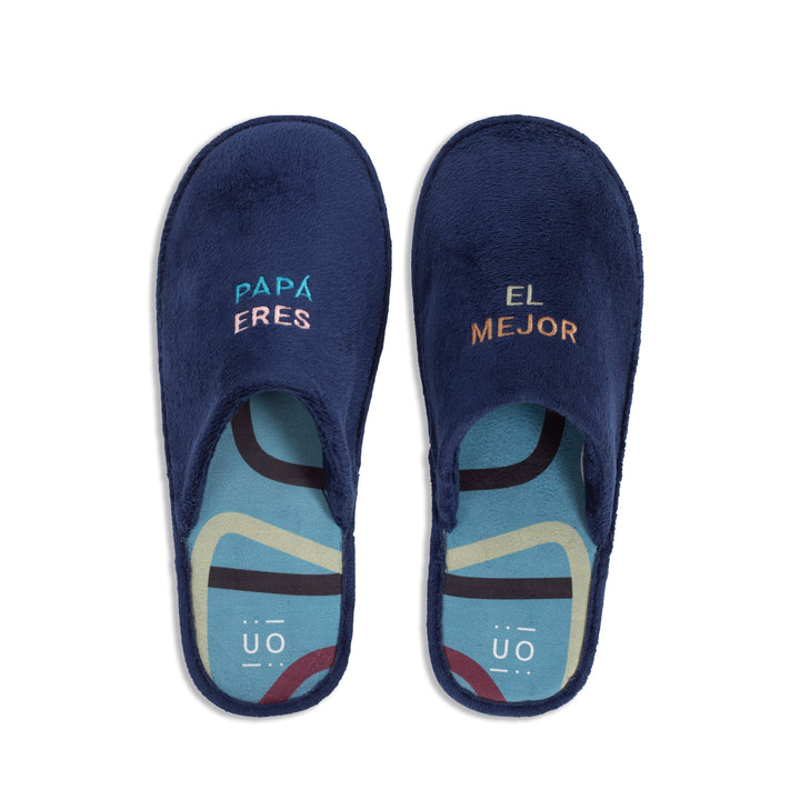 Zapatillas "El mejor Papá" - Bizcocho de Yogur